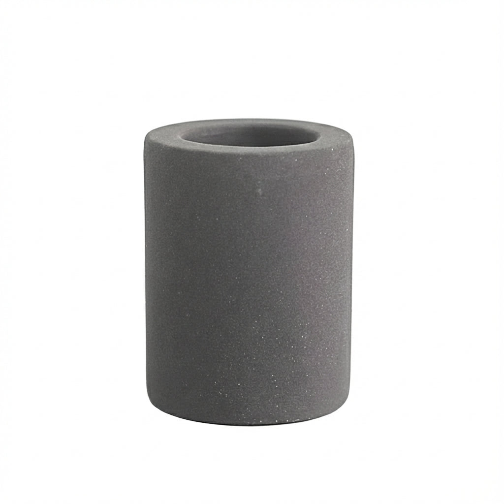 Porte Brosse À Dent En Diatomite Gris – Gris Foncé, vue produit sur fond blanc