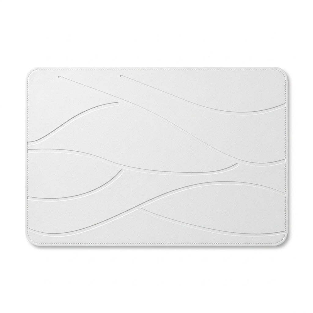 Tapis de bain en pierre de diatomite - design minéral épuré