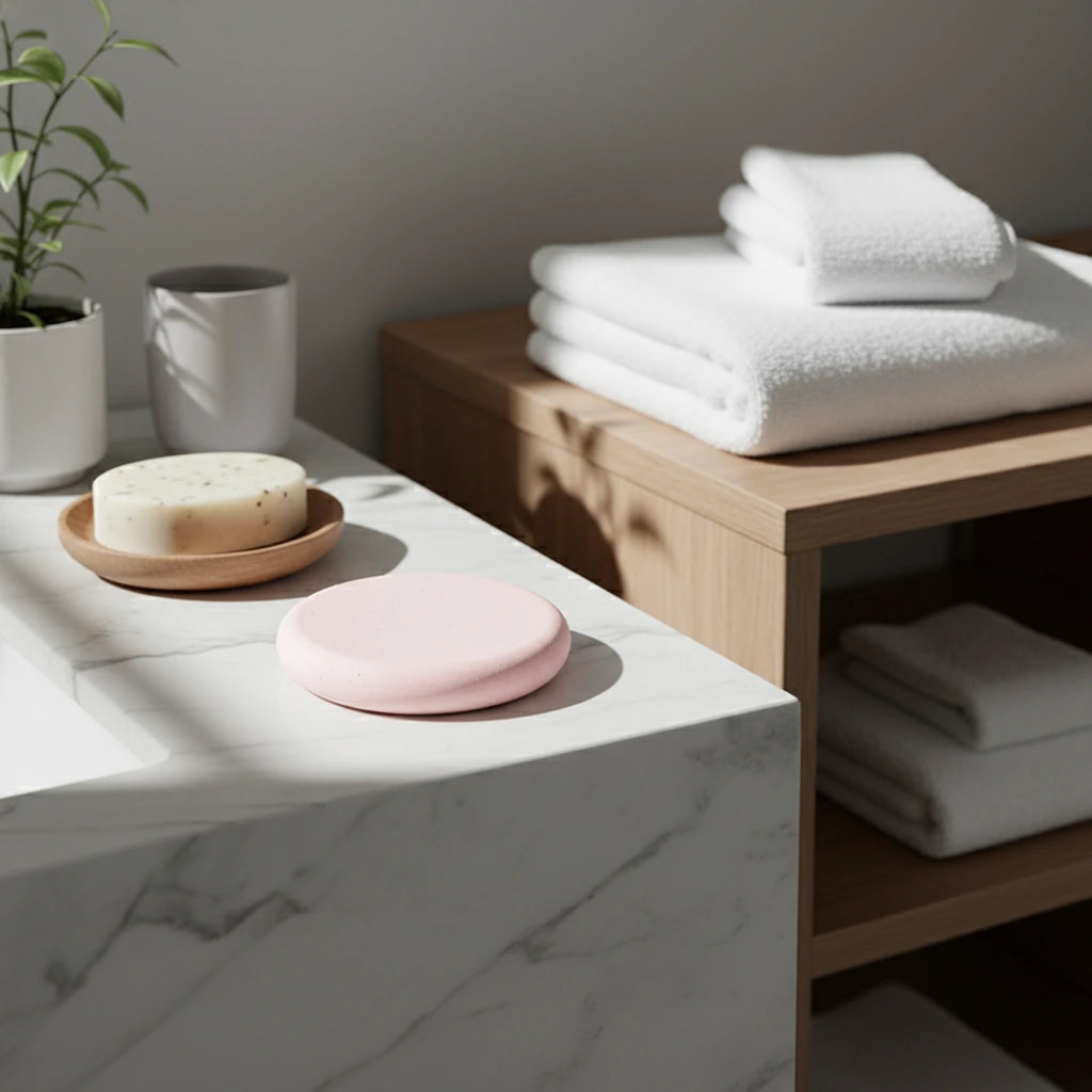 Porte Savon Rose 2