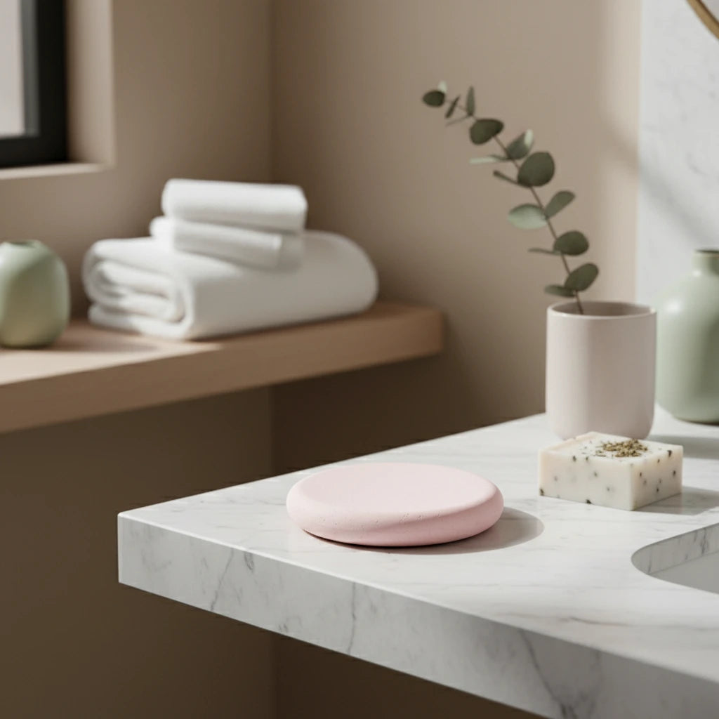 Porte Savon Rose 4