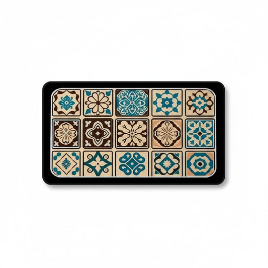 Tapis De Bain Carreaux De Ciment 1